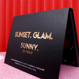 SUNNY. SUNSET. GLAM. PALETTE.